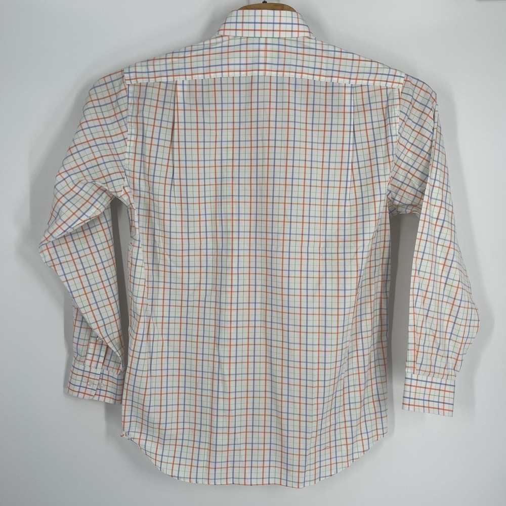 NWT PAUL FREDRICK Comfort Stretch Non-Iron Check Dress Shirt SZ 15.5 -34 - Picture 5 of 5